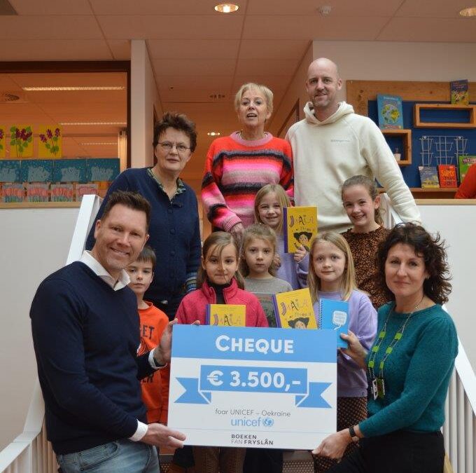 Cheque voor UNICEF-Oekraïne