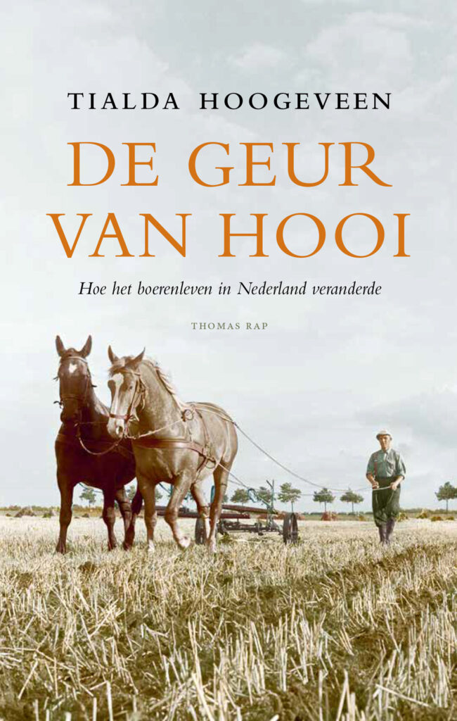Cover De geur van hooi, door Tialda Hoogeveen
